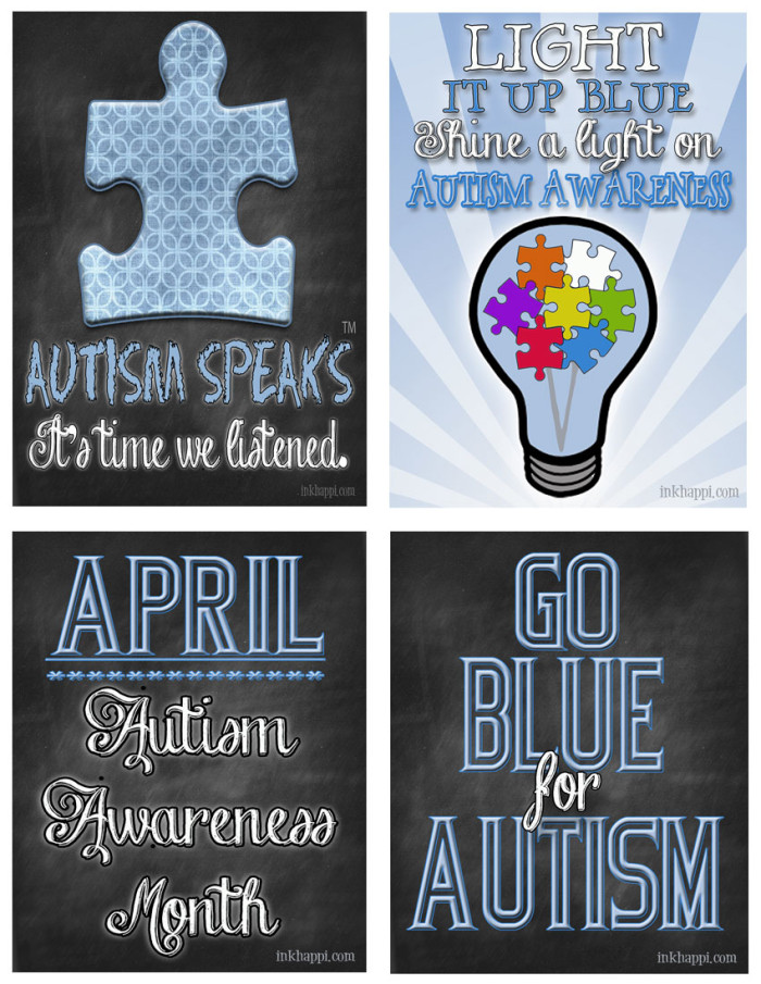 Autism Awareness Month... Supporting a great cause! inkhappi