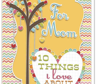 {Ouick & Easy} inspiring, sentimental Mother's Day card from inkhappi.com