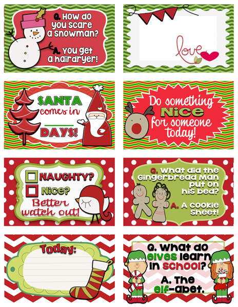 Elf On The Shelf And {more} Holiday Printables! - Inkhappi