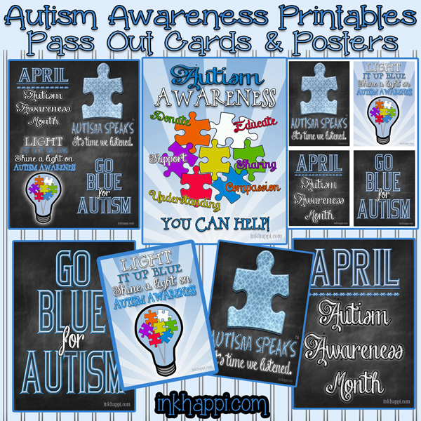 Autism Awareness Month... Supporting a great cause! inkhappi