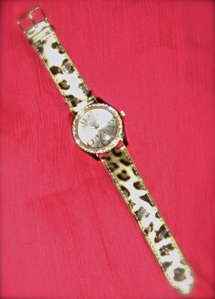 leopard print watch