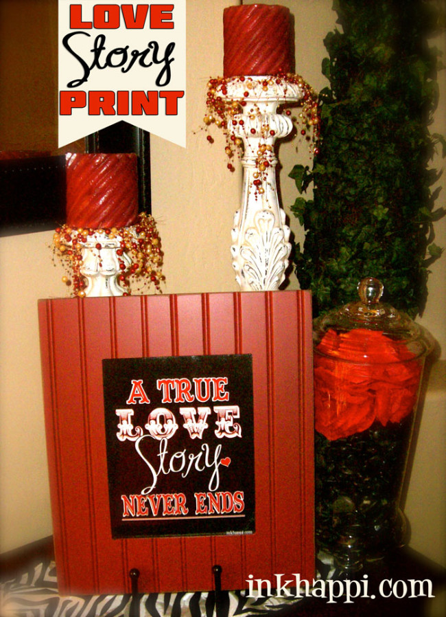love print free "LOVE STORY" love print at inkhappi.com