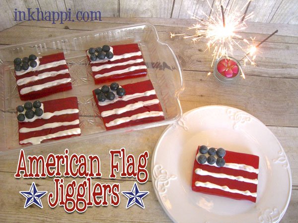 "American Flag Jello Jigglers" recipe at inkhappi.com