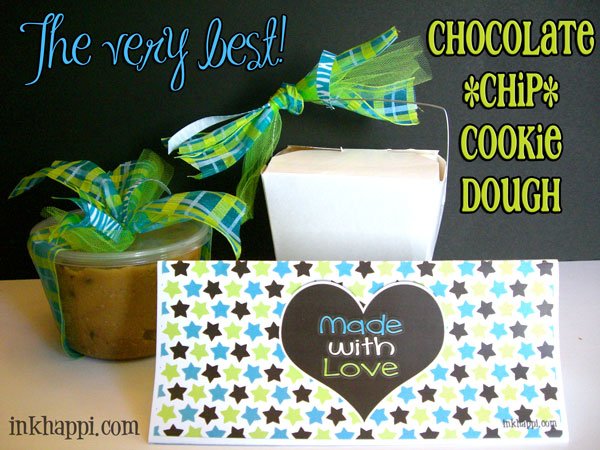 the best chocolate chip cookie dough Seriously! This is the best chocolate chip cookie dough! Great gift idea. Recipe and tips with variations at inkhappi.com