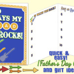 Father’s Day Card and Gift Ideas {You rock!}