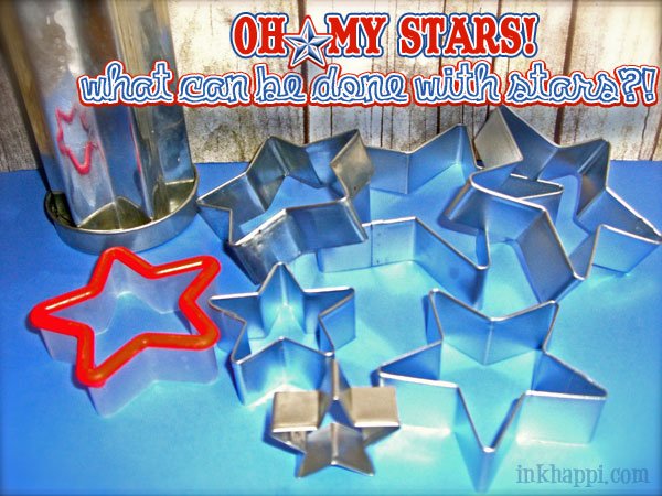 Oh my stars! There is so much you can do with star cookie cutters! Watermelon Stars at inkhappi.com