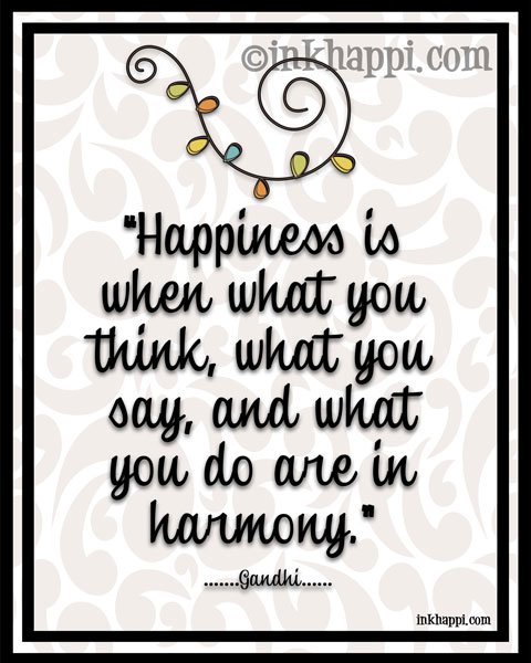 Happy Happy Thoughts and Quotes! - inkhappi