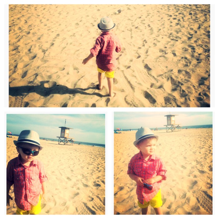 My grandson should model for H&M kids. Right? Love this kid!