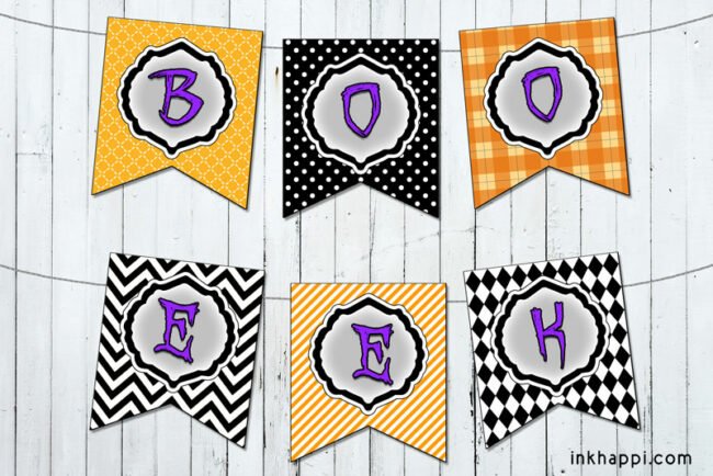 halloween banners boo eek Halloween banners boo & eek! #halloween #banners #freeprintables