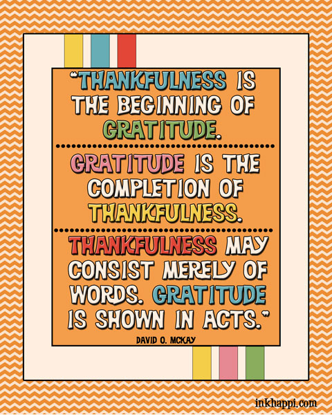 42 fabulous gratitude quotes and many free printables as well at inkhappi.com #gratitudequotes