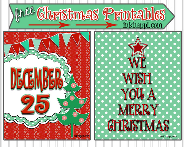 It #39 s the Most Wonderful Time of the Year {free printables} inkhappi