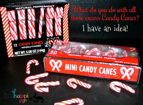 What to do with those excess candy canes?!! They go great with these extra chocolaty delightful brownies!