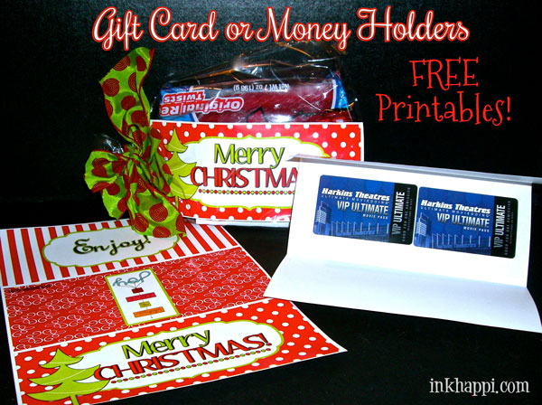 TONS of ideas to use with these free printables!! Great last minute gift ideas!