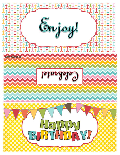 TONS of ideas to use with these free printables!! Great Birthday gift ideas!