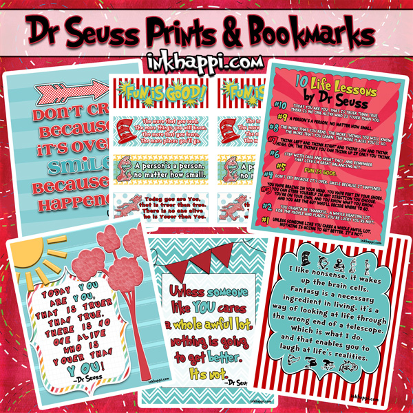 Celebrating Dr Suess with lots of fun, FREE PRINTABLES :)