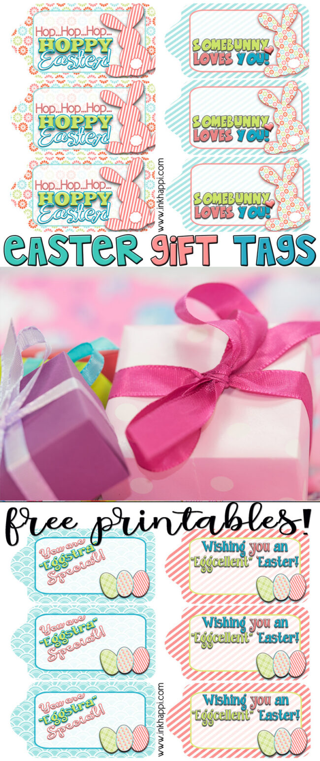 Easter Gift Tags to Help &quot;Wrap it Pretty&quot;! - inkhappi