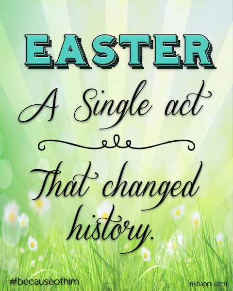Because of Him Because of Him free Printables #Easter #BecauseOfHim