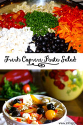 An awesome blend of fresh ingredients to create this amazing pasta salad!