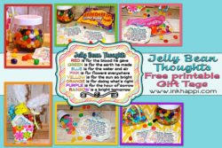 Jelly Bean Thoughts for Easter &amp; Free Printable Gift Tags! - inkhappi