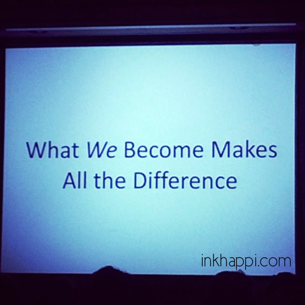 Closing message at snap conference...