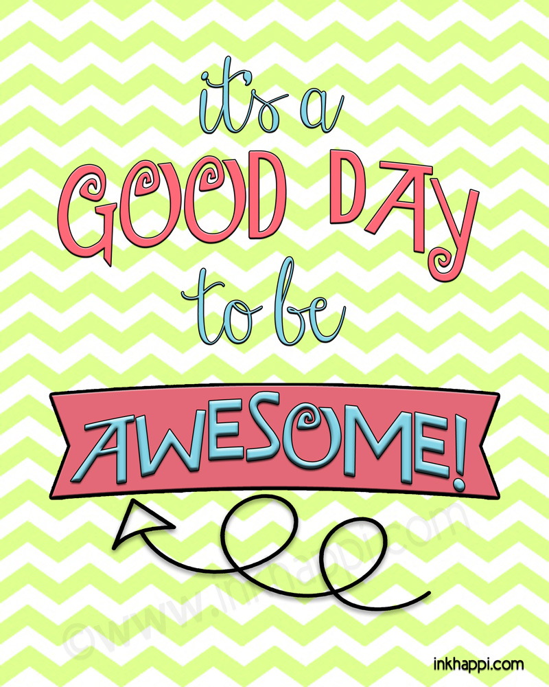 September 2014 Calendar ...Its a good day to be Awesome! - inkhappi