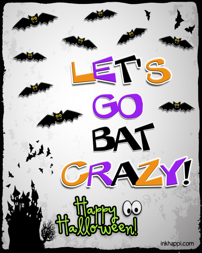 Go bat crazy!! Spooky cute free printable!