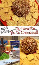 How to make a Cheeseball. A quick and easy go-to recipe!