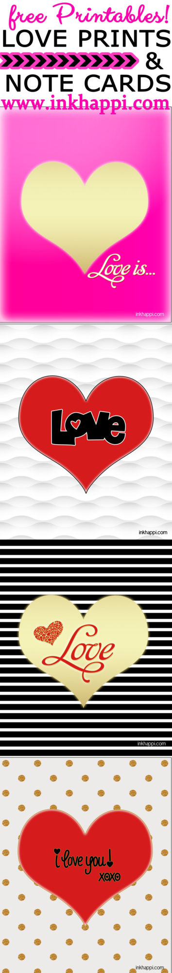 Cute! Free love prints and notecards.