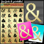 Ampersand Fonts & Prints… Oh, the Joy!!