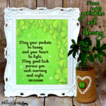 Irish blessings to express luck and well wishes!
