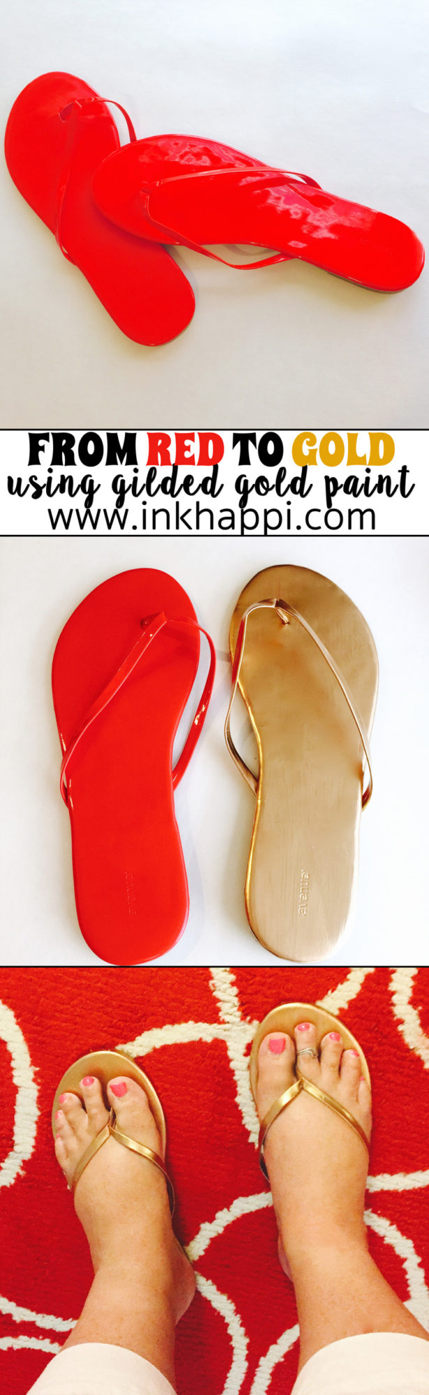 II love accessories and I also love gold gilding paint! Check out how I gave my wardrobe a make-over!