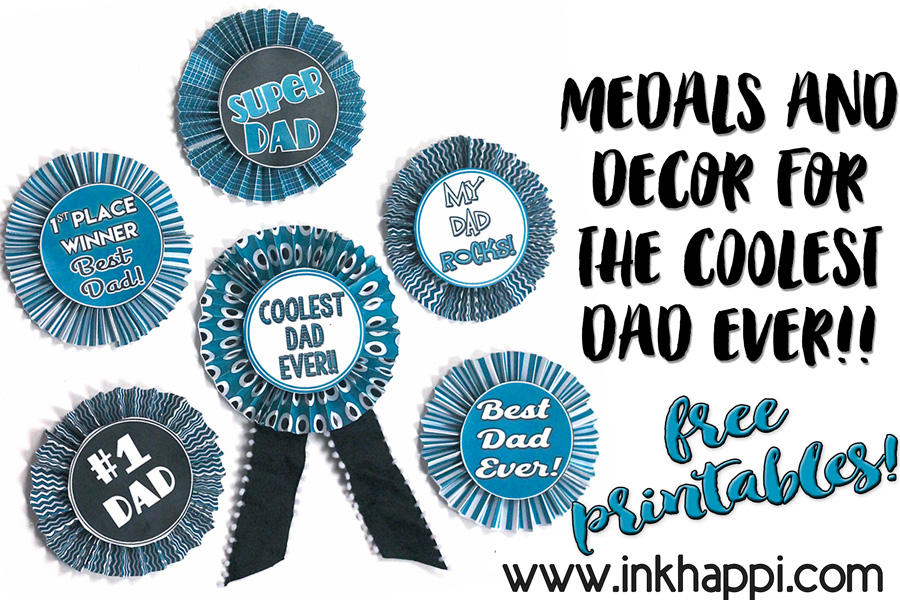 father's day medal craft