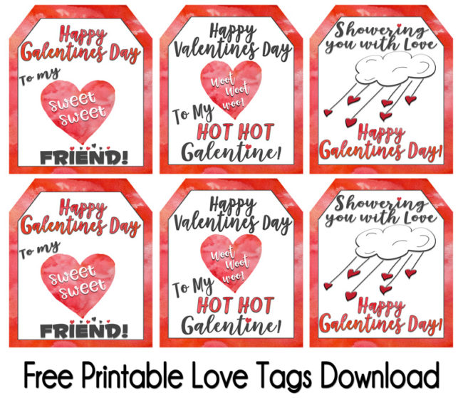 What a cute way to show the gals in your life some love with these Free Printable Galentine Gift Tags! 