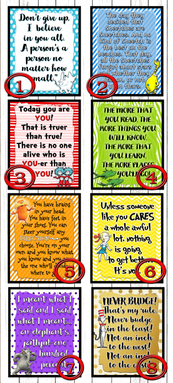 Lets Celebrate a birthday with these Dr Seuss Printables! - inkhappi