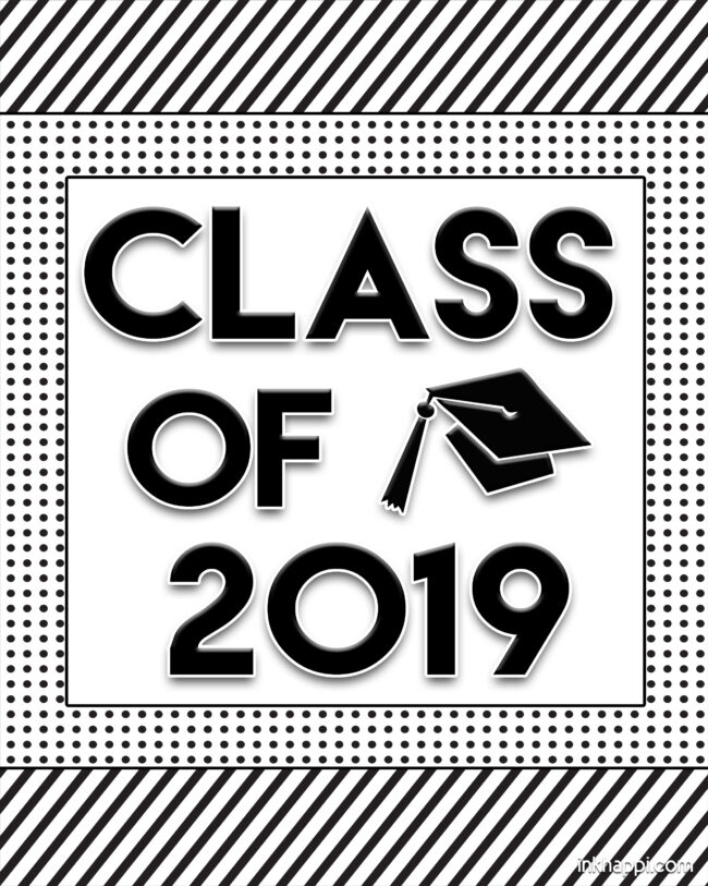 Graduation Printables to help celebrate the special occasion #graduation #freeprintables #banner