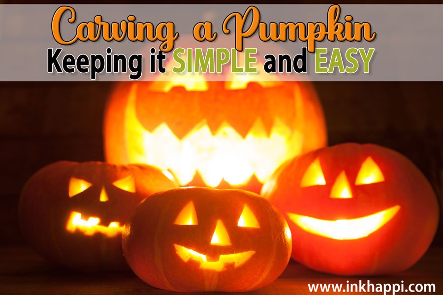 Some awesome tops for carving a pumpkin keeping it simple and easy! #pumpkincarving #pumplins #jackolantern #halloween #howtocarveapumpkin
