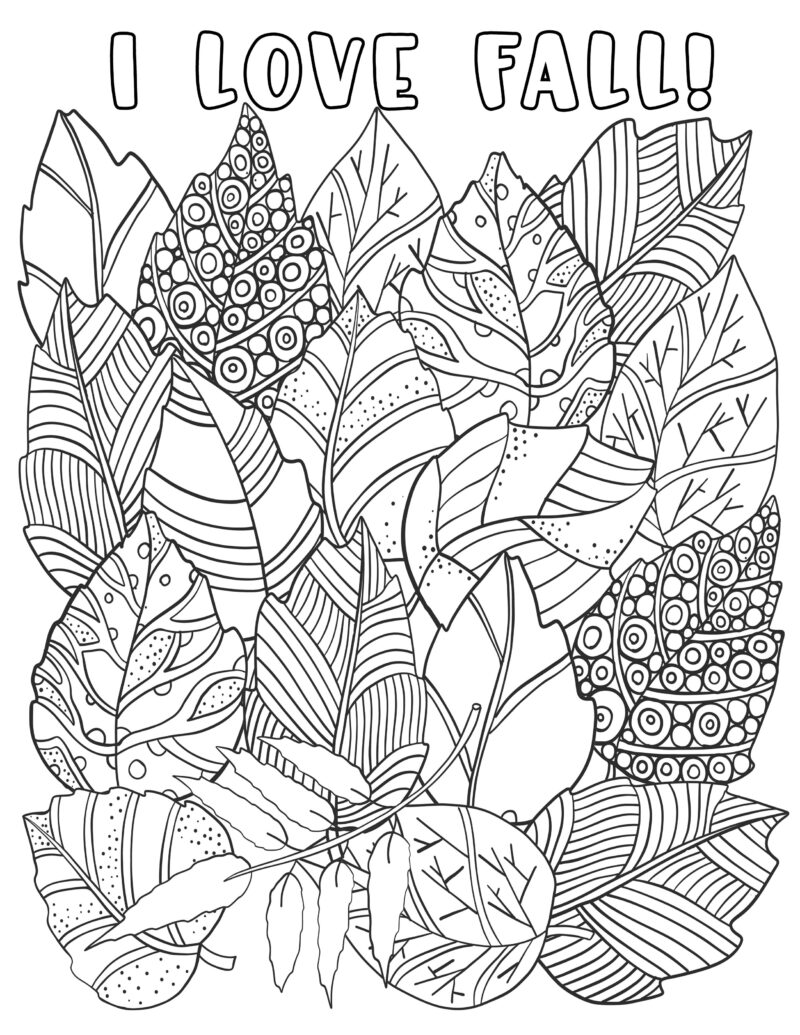 New Fall Coloring Pages! Let's Give Thanks. - inkhappi