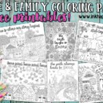 Home & Family Coloring Pages. Relax and Enjoy!