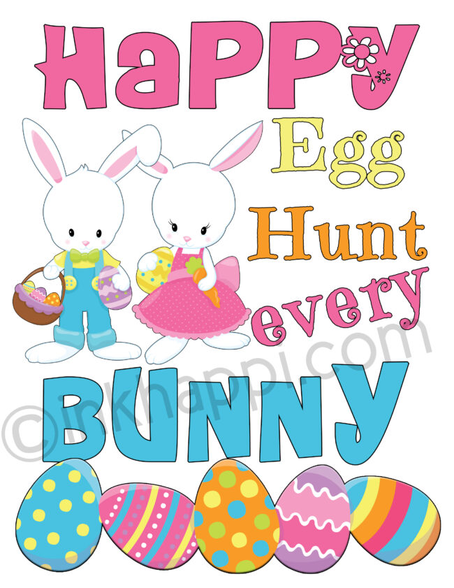 Easter Egg Hunt all planned out for you plus free printables inkhappi