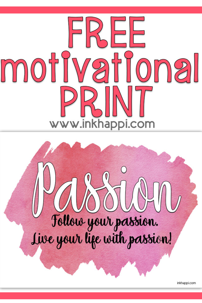 Passion is the word of the month and here;s some thoughts about living life with passion.