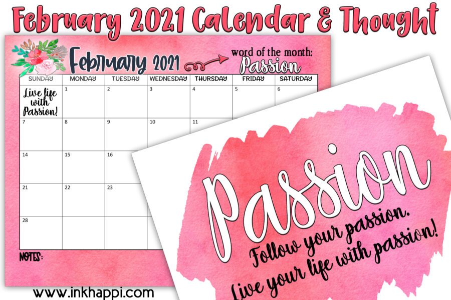 Featured image of post February 2021 Calendar Handy - Thank you for choosing our printable calendar organizer: