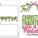 Christmas Traditions with a traditions planner free printable!
